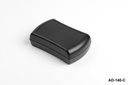 [AD-140-C-0-S-A]  AD-140 Adapter Enclosure (Black, No Plug, No Socket,  without Core , Full Sticker Pool , without Plug Core)