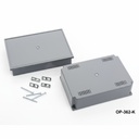 [OP-362-K-0-D-0] OP-362 Operatör Paneli Kutusu (Koyu Gri, Ekran Yeri Kapalı)+