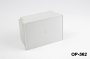 [OP-362-K-0-G-0] OP-362 Operator Panel Enclosure (Light Gray , Closed Screen Opening )