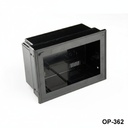 [OP-362-A-0-S-0] OP-362 Operatör Paneli Kutusu (Siyah, Ekran Yeri Açık)