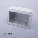 [OP-362-A-0-G-0] OP-362 Operatör Paneli Kutusu (Açık Gri, Ekran Yeri Açık)
