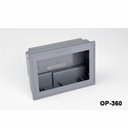 [OP-360-A-0-D-0] Obudowa panelu operatora OP-360 (ciemnoszara, HB, otwarte okno wyświetlacza)