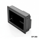 [OP-360-A-0-S-0] OP-360 Operatör Paneli Kutusu (Siyah, HB, Ekran Yeri Açık)