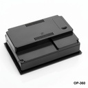 [OP-360-A-0-S-0] Contenitore per pannello operatore OP-360 (nero, HB, finestra di visualizzazione aperta)