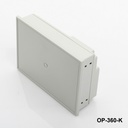 [OP-360-K-0-G-0] Caja para panel de operador OP-360 ( Gris claro , HB , Apertura de pantalla cerrada )