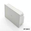 [OP-360-K-0-G-0] OP-360 Operatör Paneli Kutusu (Açık Gri, HB, Ekran Yeri Kapalı)