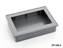 [OP-358-A-0-D-0] Caja para panel de operador OP-358 ( Gris oscuro)