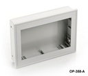 [OP-358-A-0-G-0] OP-358 Operator Panel Enclosure  ( Light Gray , Open Display window )