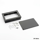 [OP-358-A-0-S-0] OP-358 Operatör Paneli Kutusu (Siyah, Ekran Yeri Açık)+