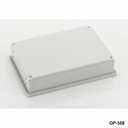 [OP-358-A-0-G-0] OP-358 Operatör Paneli Kutusu (Açık Gri, Ekran Yeri Açık)+