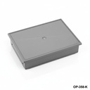 [OP-358-K-0-D-0] Корпус панели оператора OP-358 (темно-серый, закрытый экран)