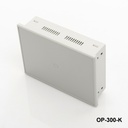 [OP-300-0-0-G-0] OP-300 Operator Panel Enclosure ( Light Gray , HB , w Ventilation , Closed Screen Opening )  