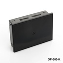 [OP-300-0-0-S-0] 	OP-300 Operator Panel Enclosure (Black, HB, w Ventilation, Closed Screen Opening )