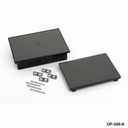 [OP-300-0-0-S-0] OP-300 Operatör Paneli Kutusu (Siyah, HB, Havalandırmalı, Ekran Yeri Kapalı)+