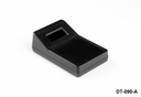 [DT-090-A-0-S-0] DT-090 Contenitore da tavolo inclinato (nero, aperto)