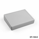 [DT-135-K-0-G-0] DT-135 наклонен корпус за настолен компютър ( светлосив, затворен отвор за екрана)