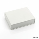 [DT-220-0-0-G-G] DT-220 műanyag projektburkolat ( világosszürke , világosszürke panel , szerelőlemez nélkül )