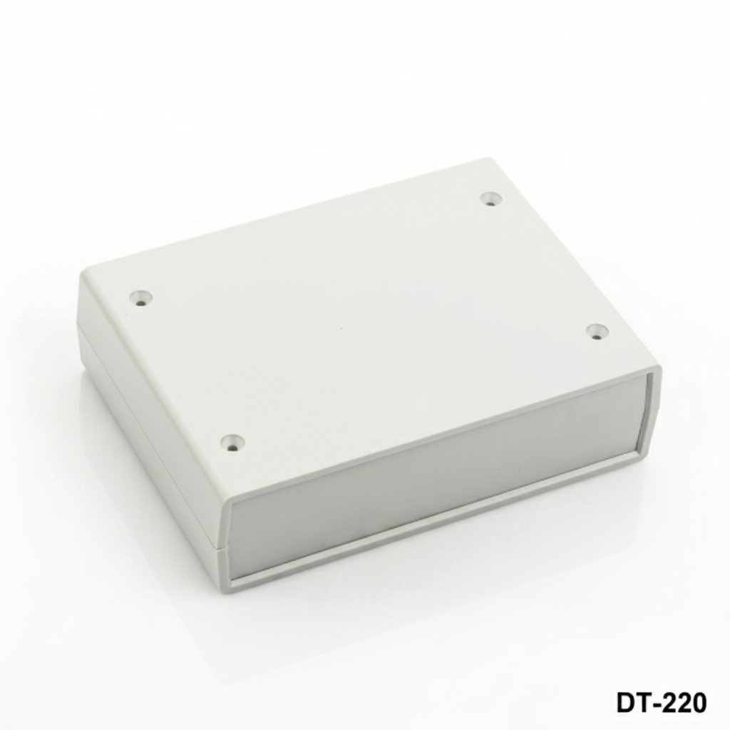 [DT-220-0-0-G-G] DT-220 Projet boîtiers en plastique ( Gris clair , Panneau gris clair , sans kit de montage )