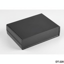 [DT-220-0-0-S-S] DT-220 Plastik Proje Kutusu (Siyah, Siyah Panel, Montaj Aparatsız)