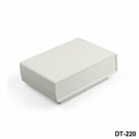 [DT-220-A-0-G-G] DT-220 Plastik Proje Kutusu (Açık Gri, Açık Gri Panel, Açılı Montaj Aparatlı)