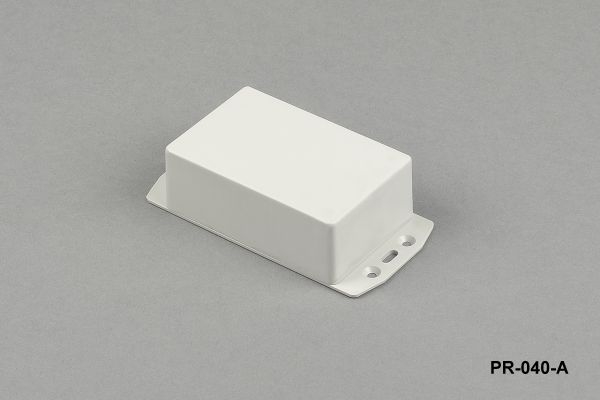 [PR-040-A-0-G-0] Contenitore di progetto in plastica PR-040 (grigio chiaro, con orecchio di montaggio, HB)