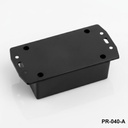 [PR-040-A-0-S-0] Пластмасов корпус за проекти PR-040 ( черен, с ухо за монтиране, HB )