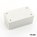 [PR-080-0-0-G-0]  PR-080 Plastic Project Enclosure ( Light Gray , No Mounting Ear )