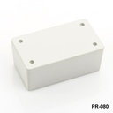 [PR-080-0-0-G-0] PR-080 塑料项目外壳 ( 浅灰色 , 无安装耳 )