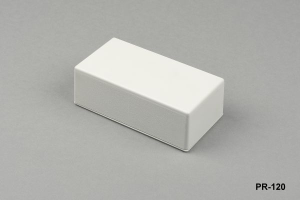[PR-120-0-0-G-0] PR-120 Contenitore di progetto in plastica (grigio chiaro, senza orecchio di montaggio, HB)