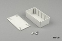 [PR-120-0-0-G-0]  PR-120 Plastic Project Enclosure ( Light Gray , No Mounting Ear , HB)