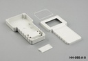 [HH-095-A-0-G-0] HH-095 Handheld Enclosure ( Light Gray , HB, Battery Comp. , for 47x69mm LCD )