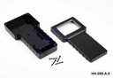 [HH-095-A-0-S-0] HH-095  Handheld Enclosure ( Black, HB , Battery Comp. , for 47x69mm LCD )