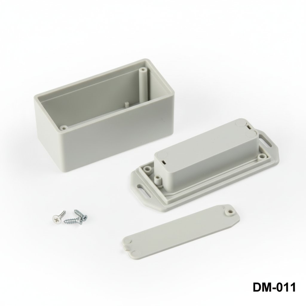 [DM-011-0-0-G-0] DM-011 Custodia per montaggio a parete (grigio chiaro)