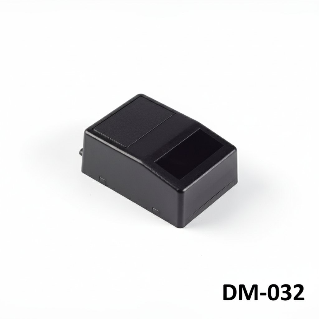 [DM-032-0-0-S-0] DM-032 Contenitore per montaggio a parete (nero, chiuso, HB, con ventilazione)