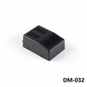[DM-032-0-H-S-0] DM-032 Contenitore per montaggio a parete (nero, chiuso, HB, W Ventilazione)