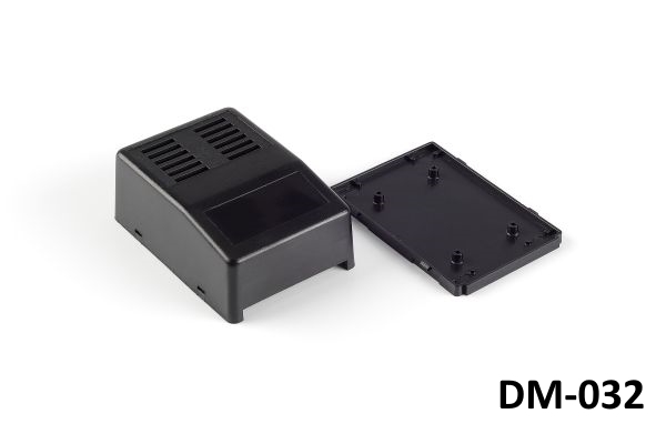 [DM-032-0-H-S-0] Caixa de montagem na parede DM-032 (Preta, Fechada, HB, W Ventilação)