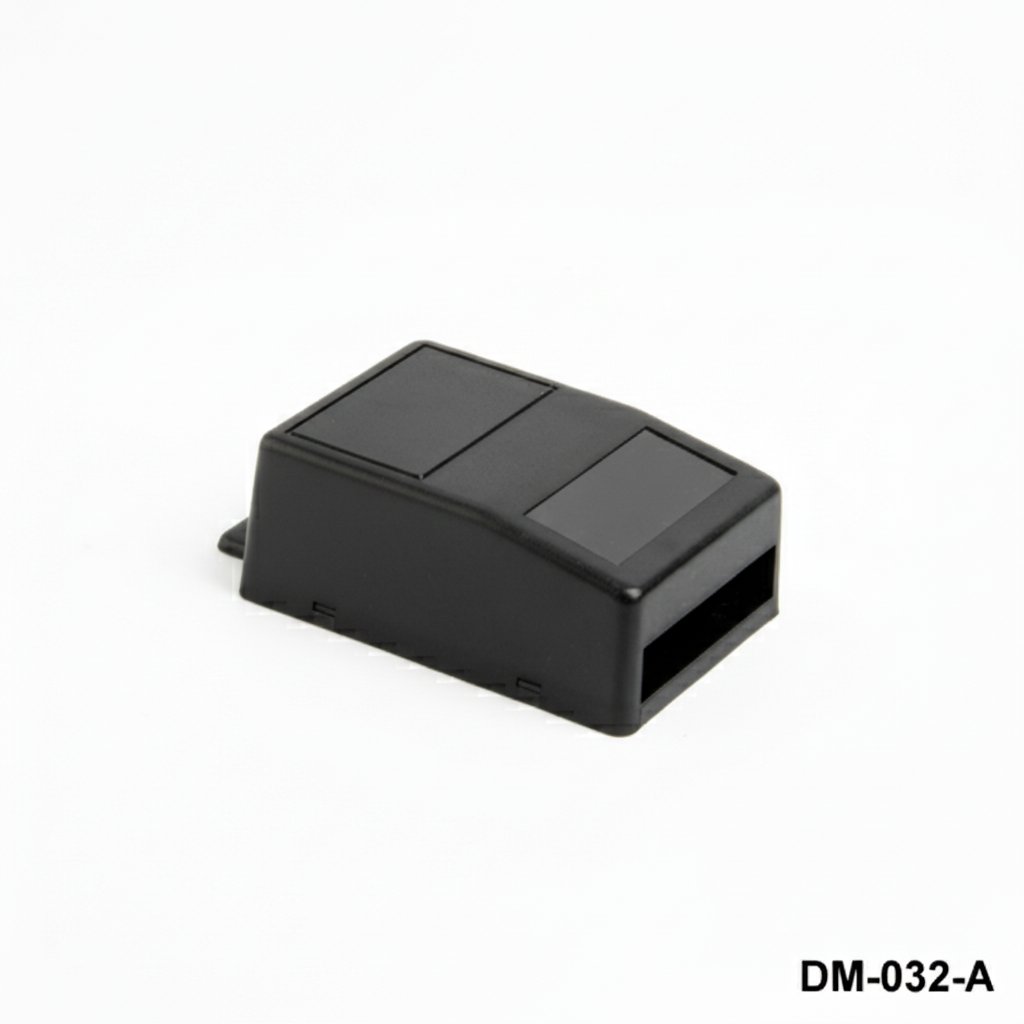 [DM-032-A-0-S-0] DM-032 Contenitore per montaggio a parete (nero, aperto, HB, senza ventilazione)