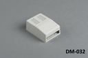 [DM-032-A-H-G-0] Caixa de montagem na parede DM-032 (cinza claro, aberta, HB, com ventilação)