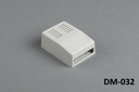 [DM-032-A-H-G-0] DM-032 wandbehuizing (lichtgrijs, open, HB, met ventilatie)