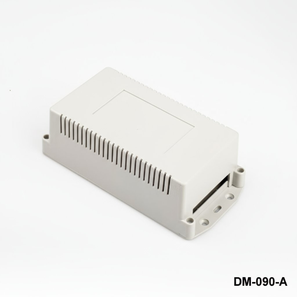 [DM-090-A-0-G-0] DM-090 Custodia per montaggio a parete (grigio chiaro, aperto)