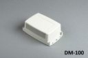 [DM-100-0-0-G-0] 	DM-100 Wall Mount Enclosure ( Light Gray , ABS , Closed )