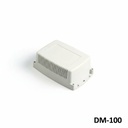 [DM-100-0-0-G-0] Кутия за стенен монтаж DM-100 ( светлосива, ABS, затворена )