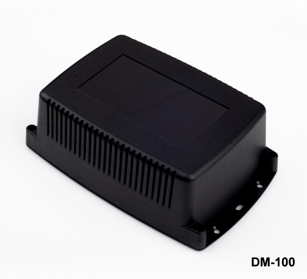 [DM-100-0-0-S-0] DM-100 Custodia per montaggio a parete (nero, ABS, chiuso)