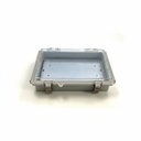 [EC-1624-5-0-G-T] Πλαστικό περίβλημα EC-1624 IP-67 (ανοιχτό γκρι, ABS, με πλάκα τοποθέτησης, διαφανές κάλυμμα, πάχος 53mm )