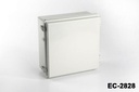 [EC-2828-0-0-G-0] Пластмасов корпус EC-2828 IP-67 ( с монтажна плоча )
