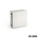 [EC-2828-0-0-G-0] EC-2828 IP-67 kunststof behuizing (met montageplaat)