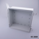 [EC-2828-0-0-0-G-A] الضميمة البلاستيكية EC-2828 IP-67 (بدون لوحة التركيب)