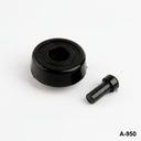 A-950 Push Fit Bumpers & Rivet Feet Black 