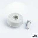 A-950 Push Fit Bumpers & Rivet Feet White