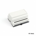 RT-106-S 浅灰色 DIN 导轨外壳